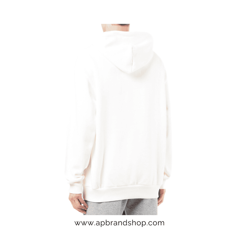 Hoodie Emporio Armani blanca con diseño estampado