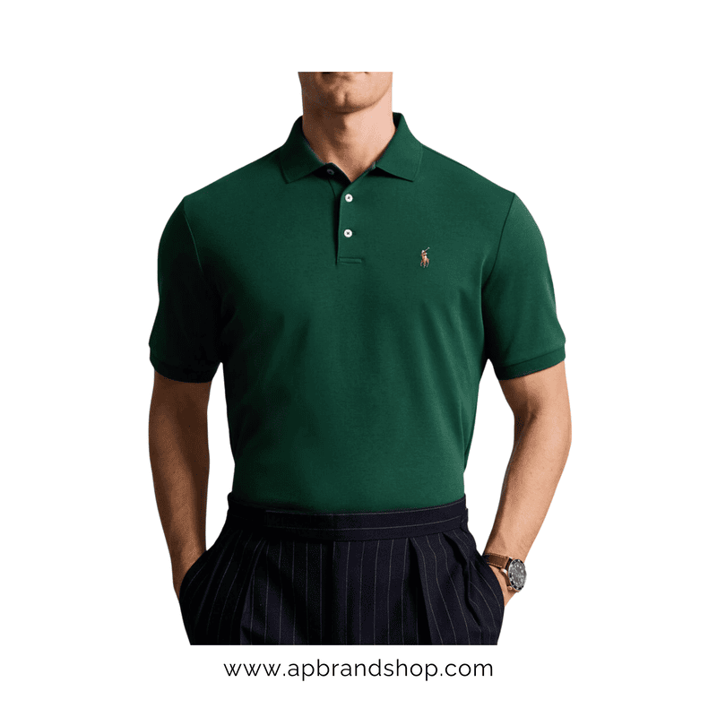 Polo Ralph Lauren verde con logo bordado