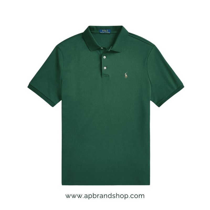 Polo Ralph Lauren verde con logo bordado