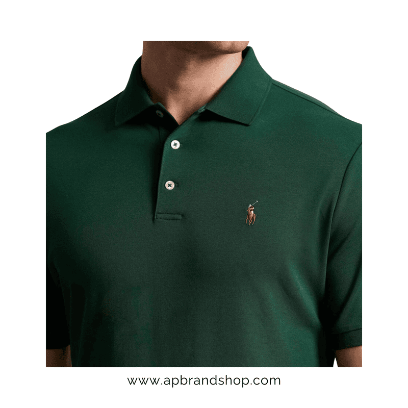 Polo Ralph Lauren verde con logo bordado