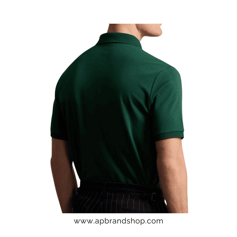 Polo Ralph Lauren verde con logo bordado