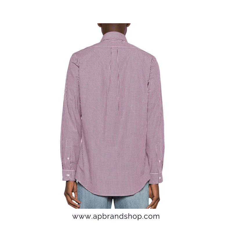 Camisa Ralph Lauren tinto/blanco