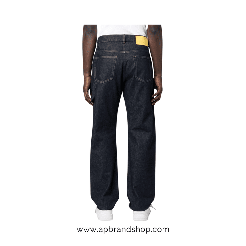 Pantalon Off-White de mezclilla con logotipo bordado