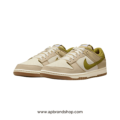 Tenis Nike Dunk low verde/café