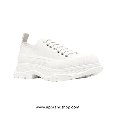 Botas Alexander McQueen beige low top