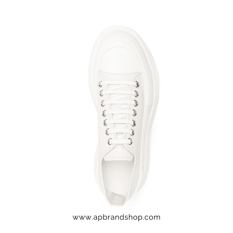Botas Alexander McQueen beige low top