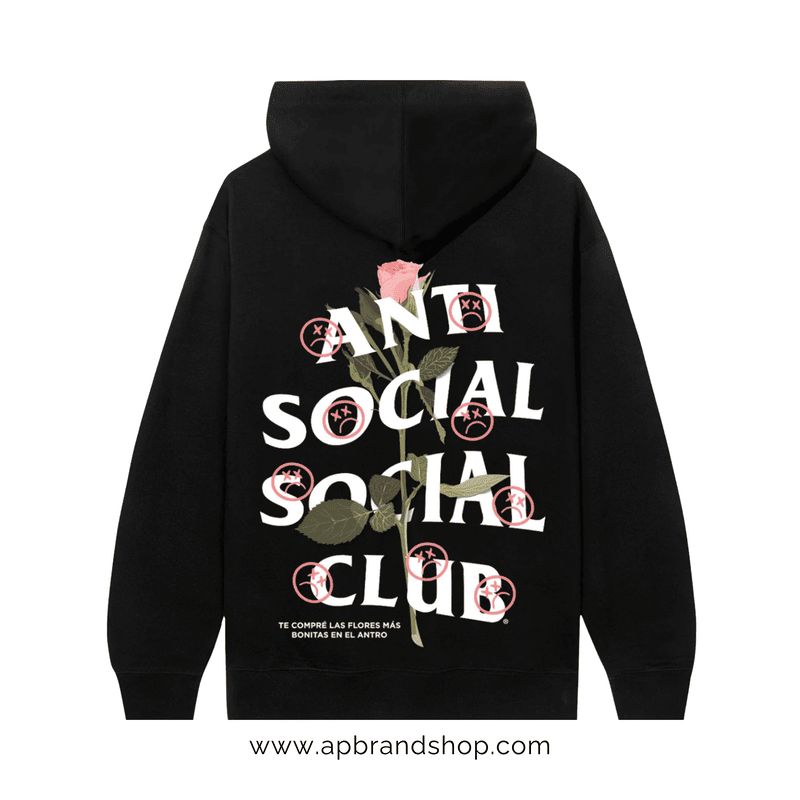Hoodie AntiSocial x SadBoyz rosas