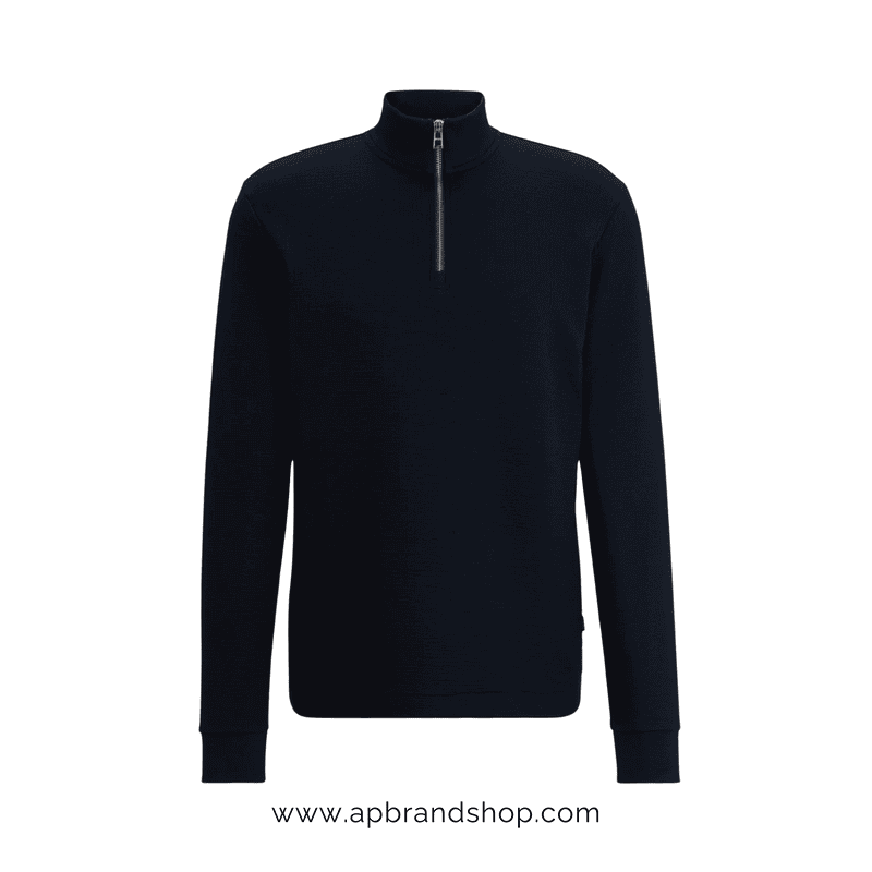 Sueter BOSS azul marino con cierre 