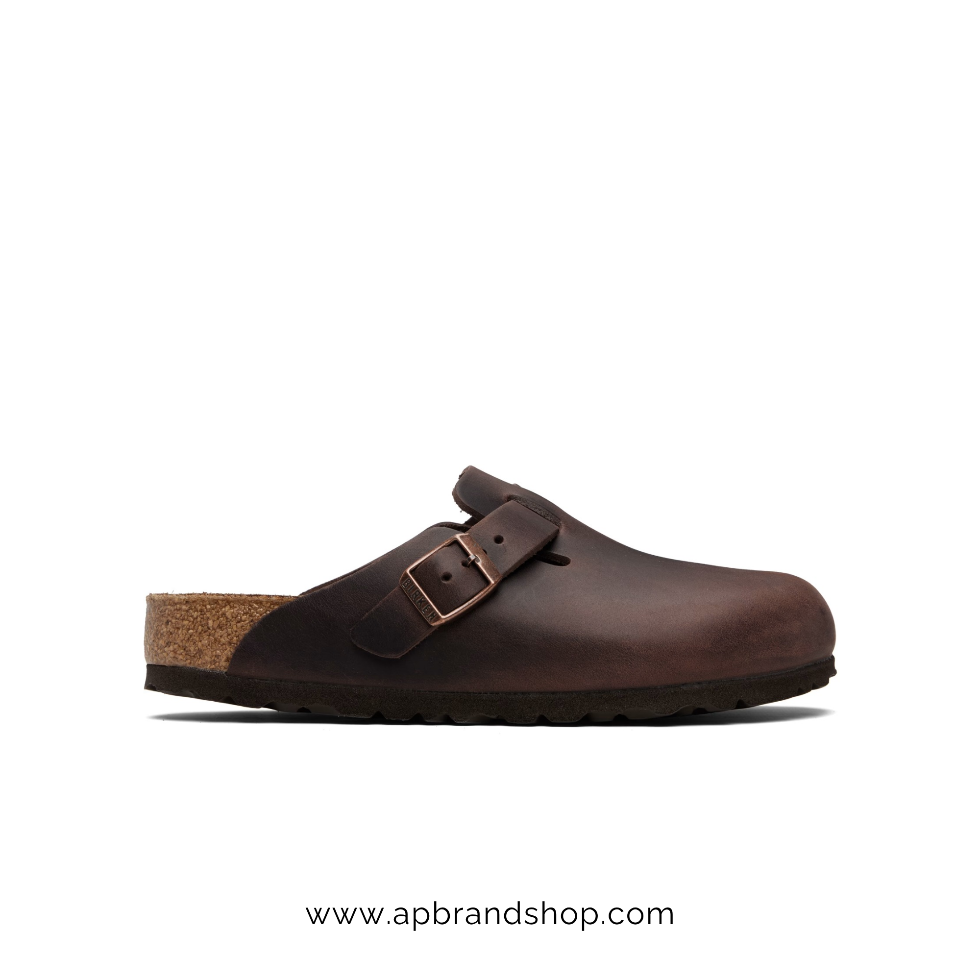 Sandalias Birkenstock Brown Boston Leather Slip-on