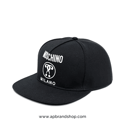 Gorra MOSCHINO negra plana