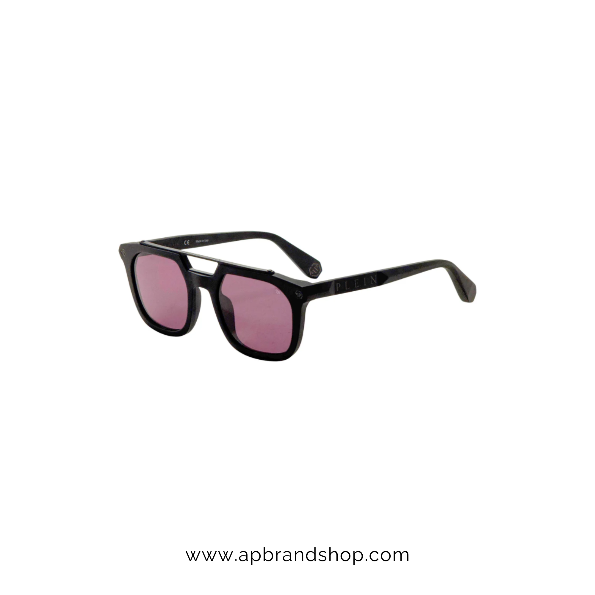 Lentes Philipp Plein negros cuadrados