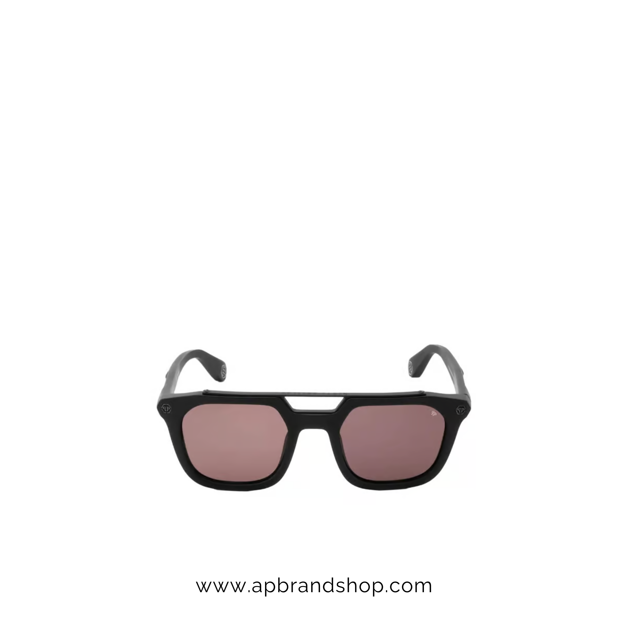 Lentes Philipp Plein negros cuadrados