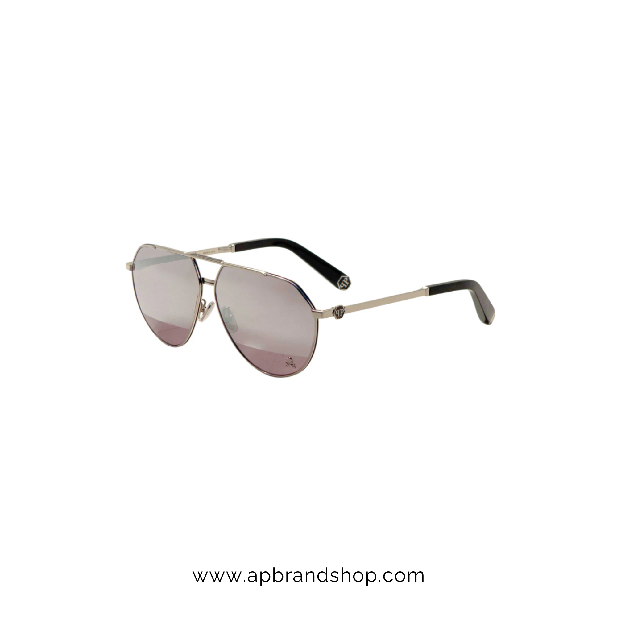 Lentes Philipp Plein aviador plateados