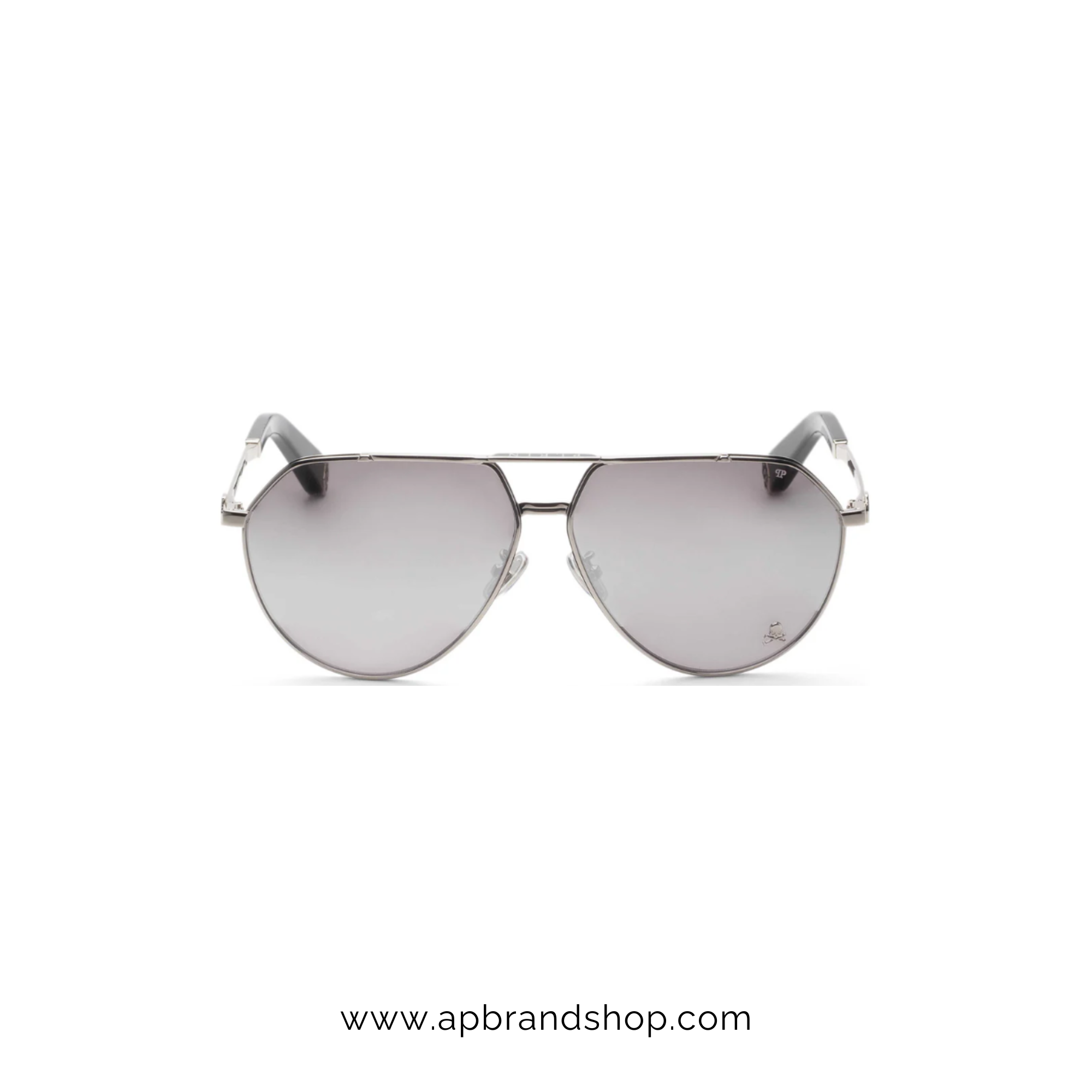 Lentes Philipp Plein aviador plateados