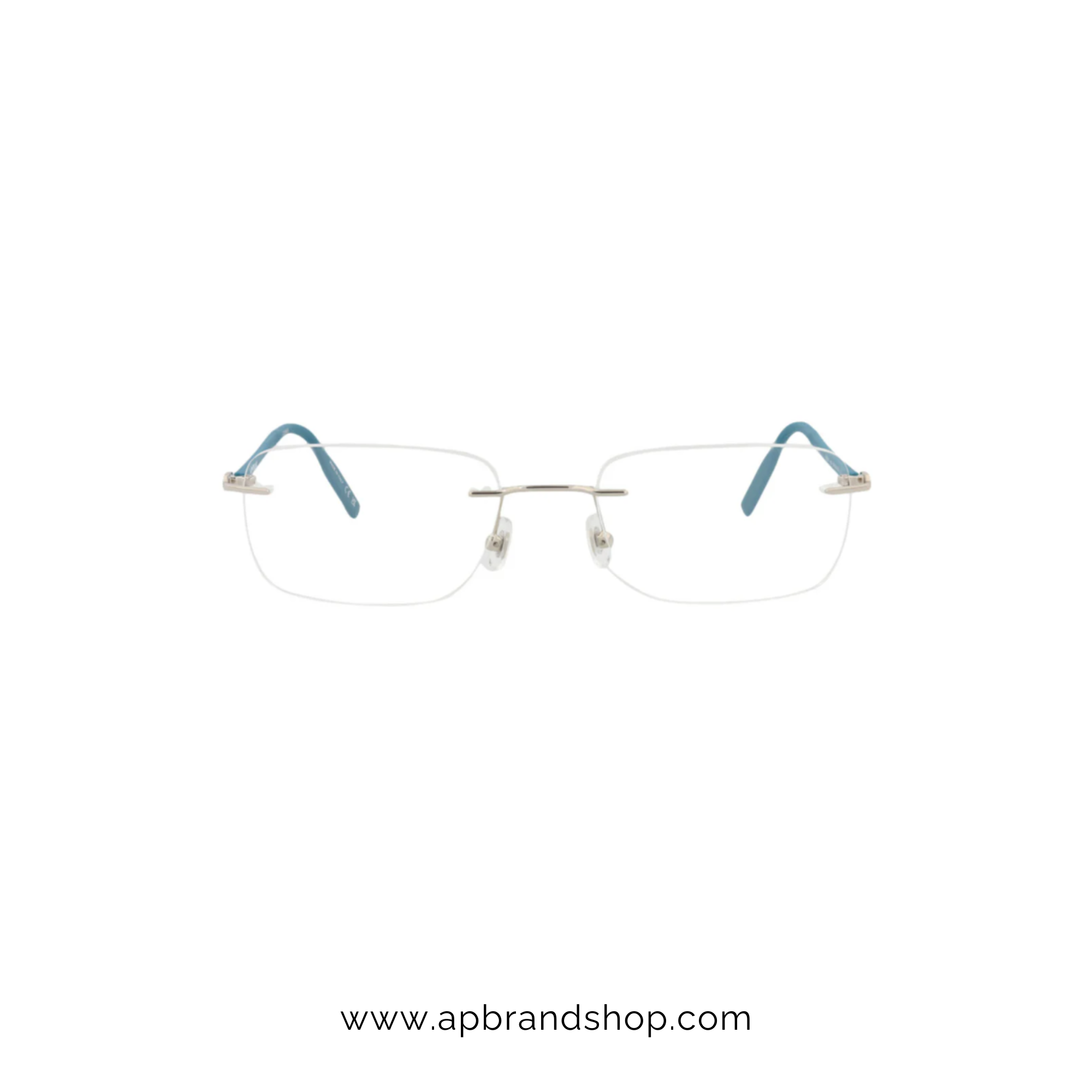Lentes Montblanc plata con azul