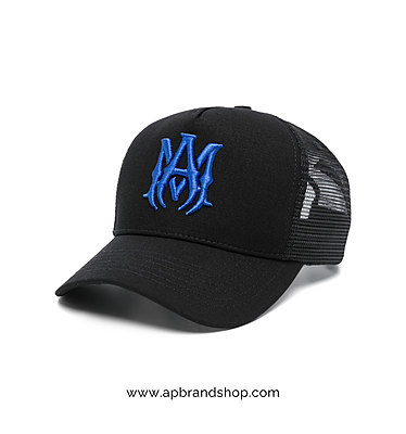 Gorra Amiri negra con letras MA