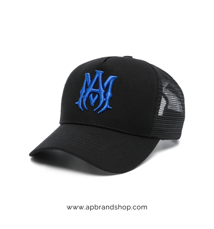 Gorra Amiri negra con letras MA
