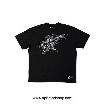 Playera Street Icons negra "Baby Star"